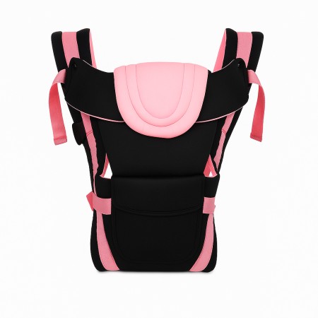 Beth Bear Baby Carrier Black Pink | ShishuRongo